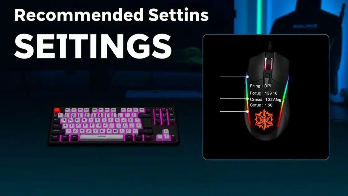 Configurações recomendadas para jogos FPS