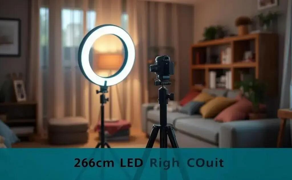 anel de luz led 26cm com tripé para selfies e vídeos: o que você precisa saber