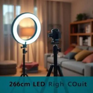 anel de luz led 26cm com tripé para selfies e vídeos: o que você precisa saber