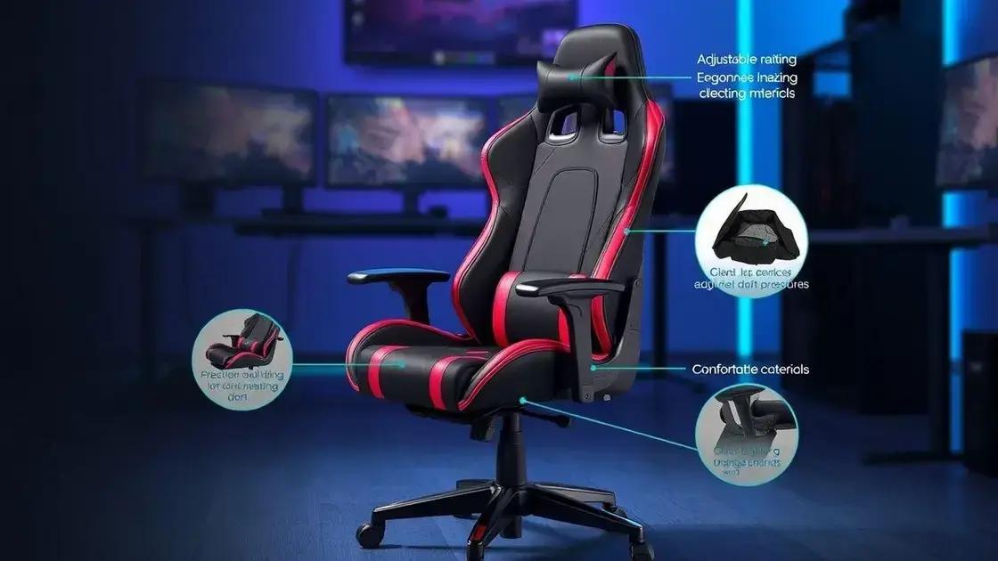O que é uma cadeira gamer ergonômica?