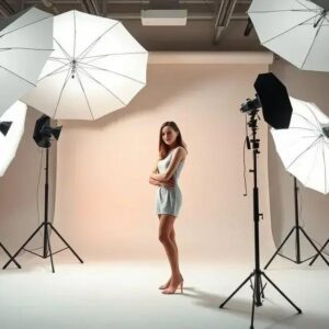 Kit de iluminação com sombrinhas difusoras para estúdio: aprenda a escolher o melhor