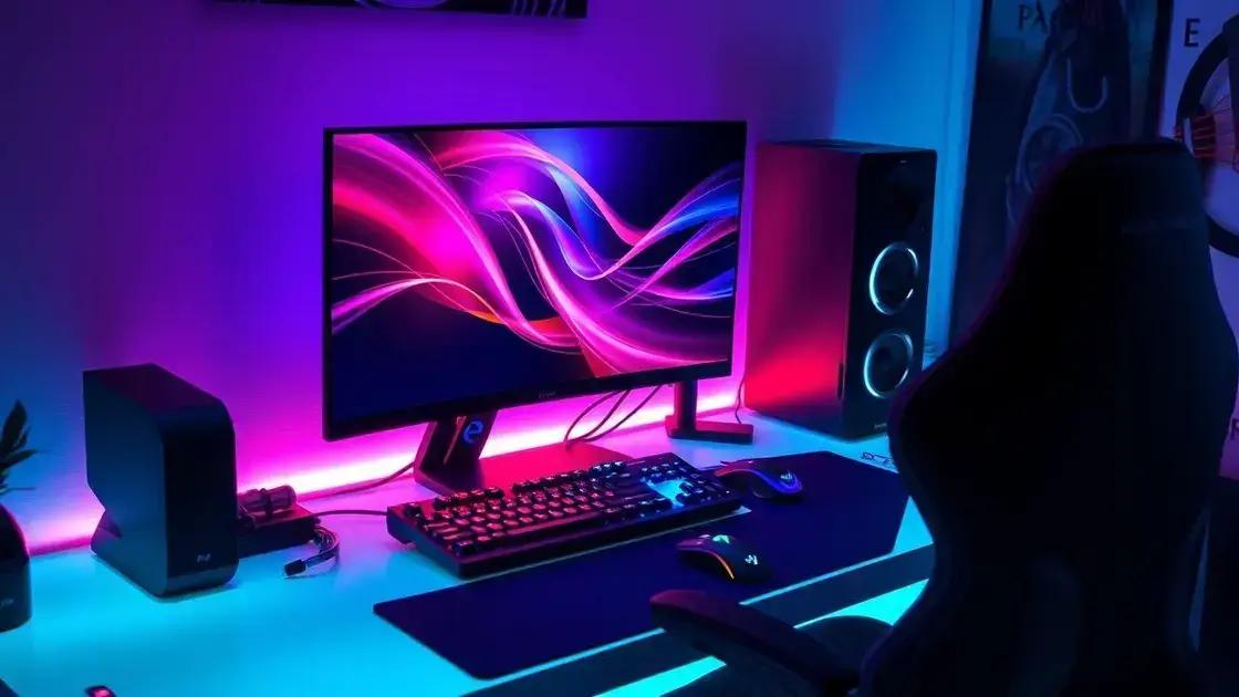 Configurações recomendadas para diferentes tipos de estúdio