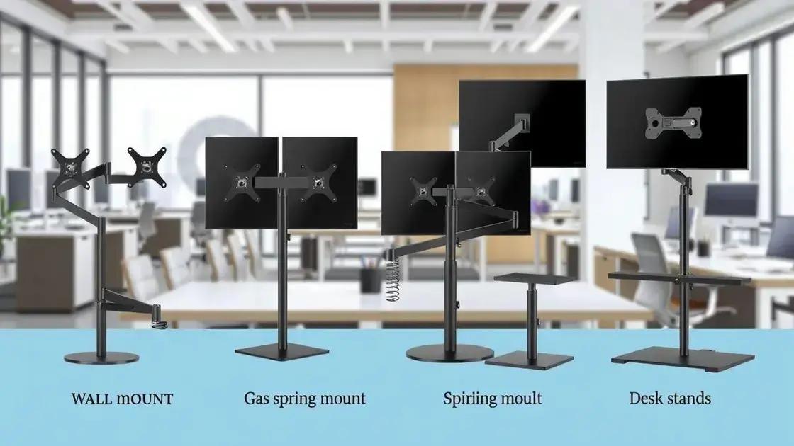 Melhores modelos de suporte para monitor duplo