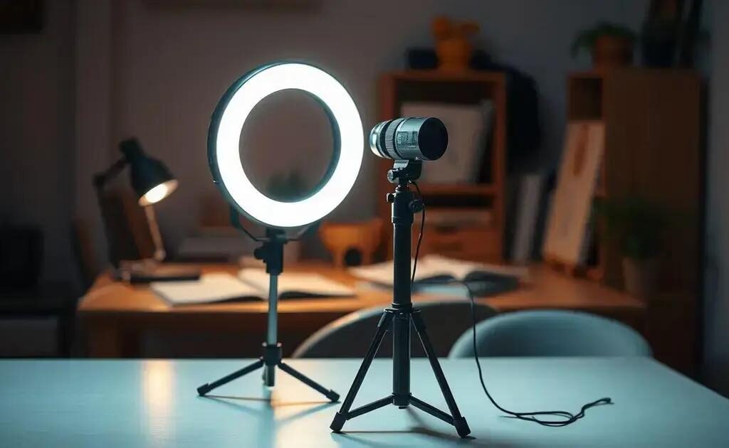 Suporte ring light multilaser 10 tripé mesa: a escolha ideal para seus vídeos