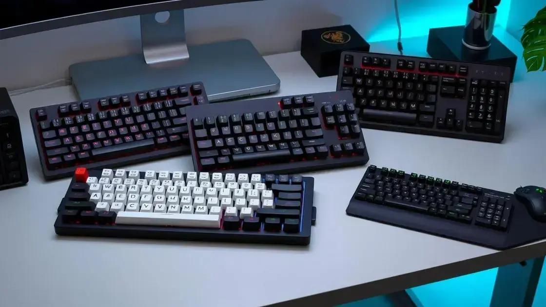Melhores modelos de teclados mecânicos silenciosos