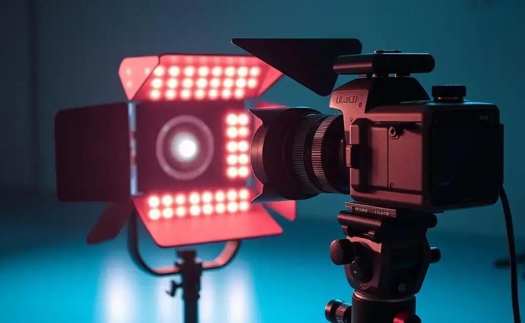 Luz de vídeo led Ulanzi VL49 para câmeras DSLR: ilumine suas gravações