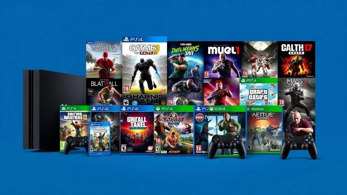 Melhores jogos disponíveis por console