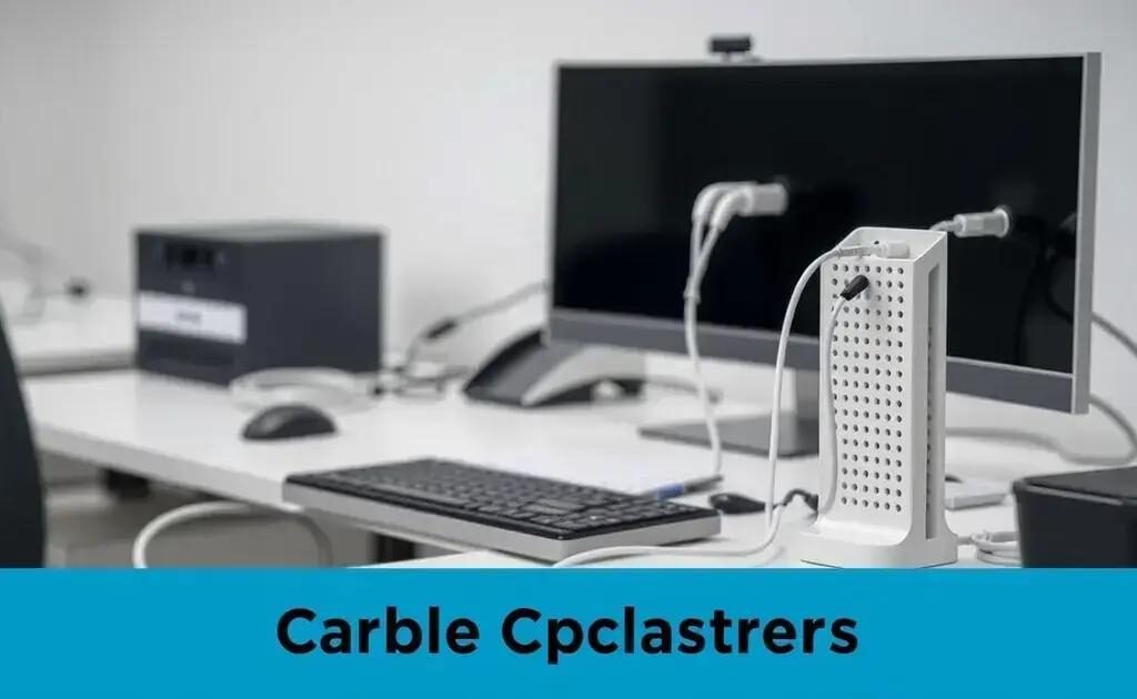 Organizador de cabos para mesa de escritório: como otimizar seu espaço