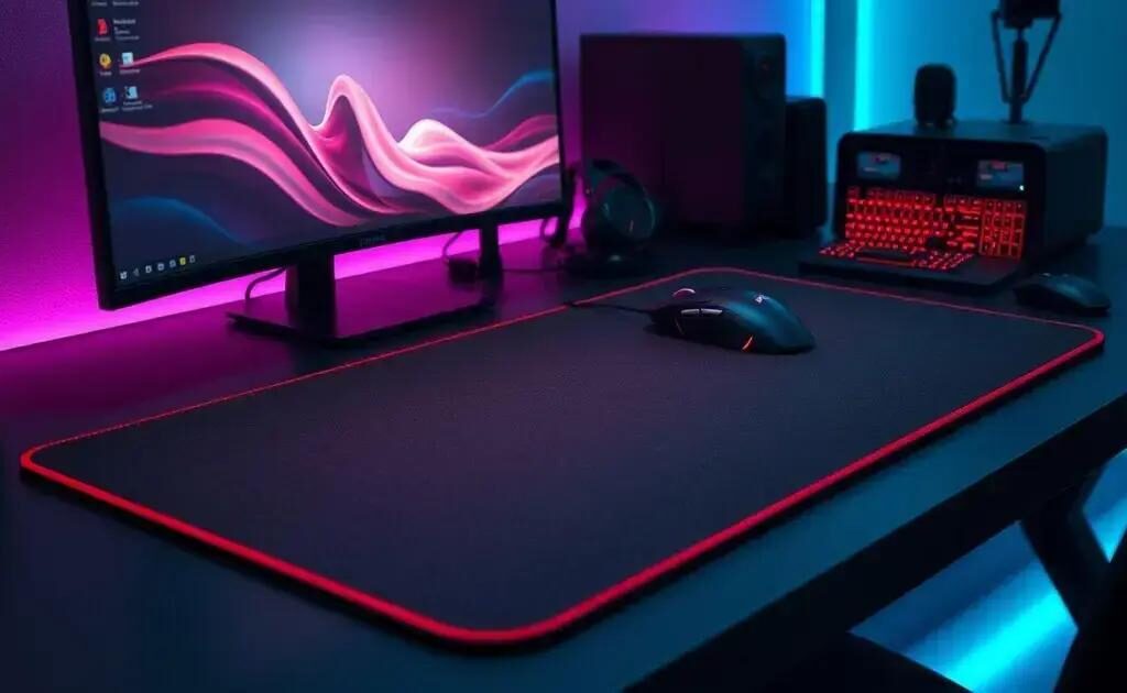 Tapete de mouse grande com apoio de pulso: como escolher o ideal para o seu setup