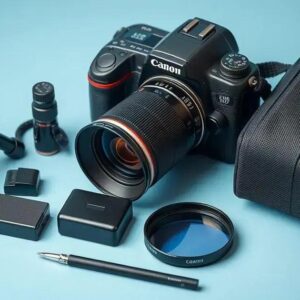 Conjunto de 5 acessórios essenciais para câmera digital para fotógrafos