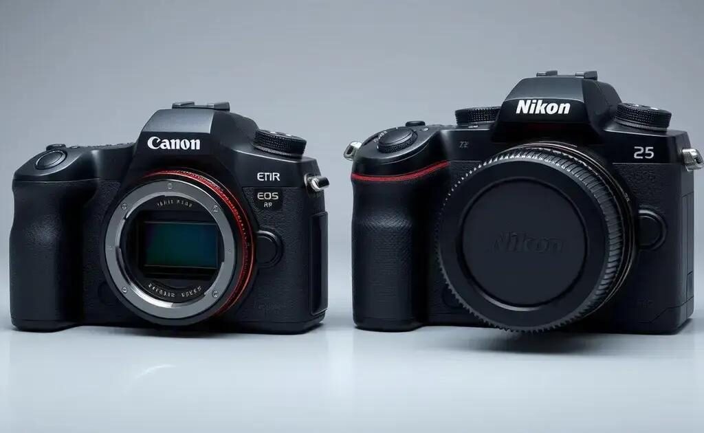 Comparativo câmeras semiprofissionais Canon EOS RP vs Nikon Z5