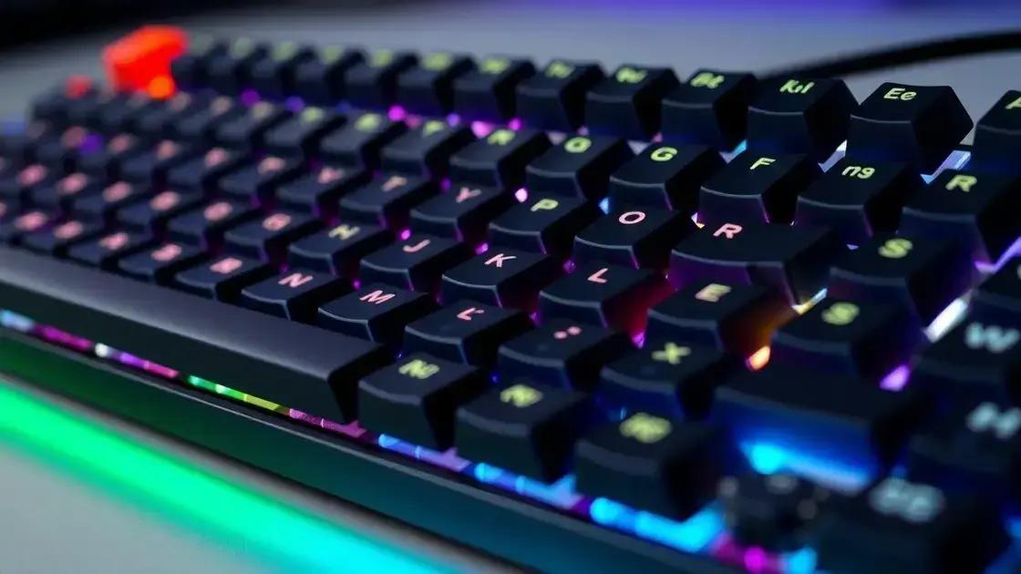Como escolher um teclado mecânico com switches rápidos