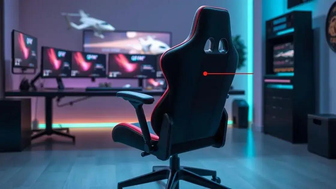 Benefícios das cadeiras gamers para longas sessões