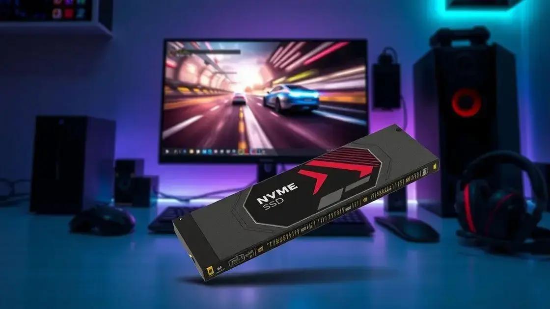 Benefícios de um SSD NVMe para jogos