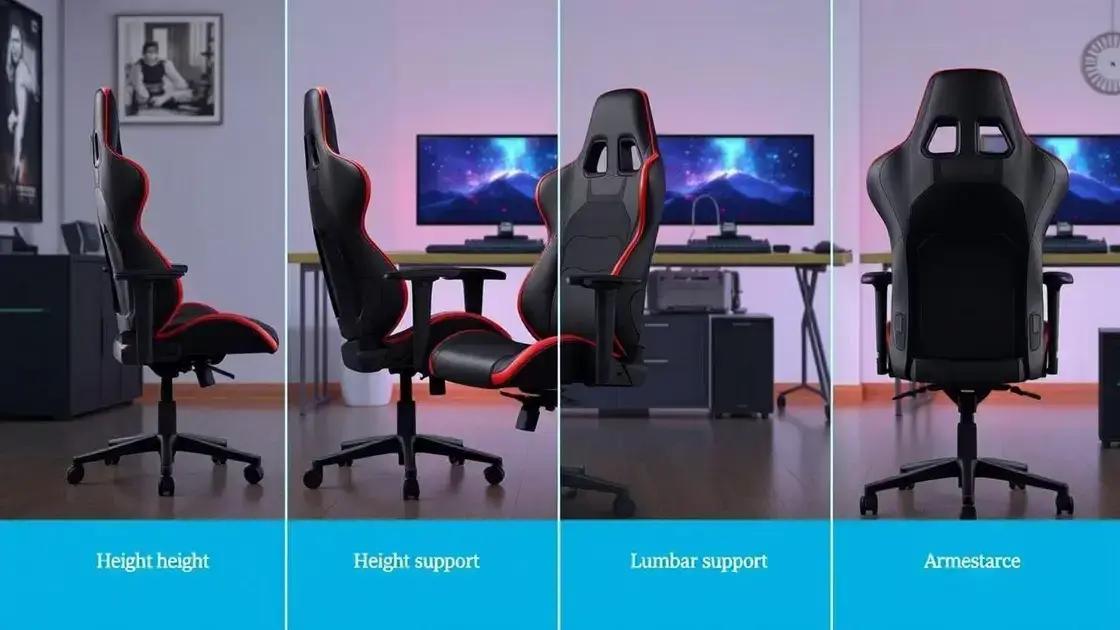 Ajustes ergonômicos: como escolher a melhor cadeira