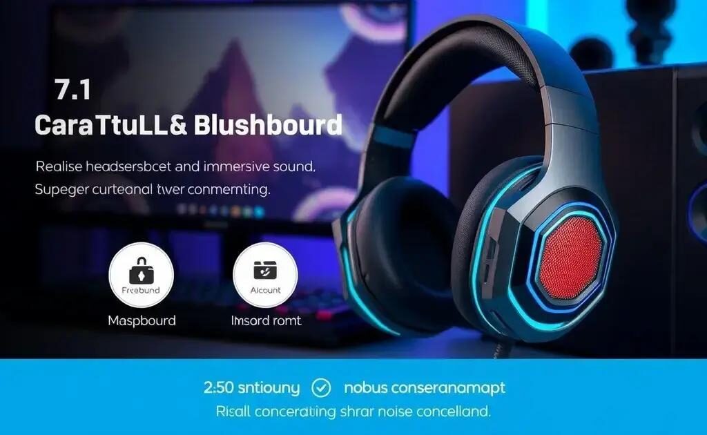 Melhor headset com surround 7.1 e cancelamento de ruído: a escolha gamer definitiva