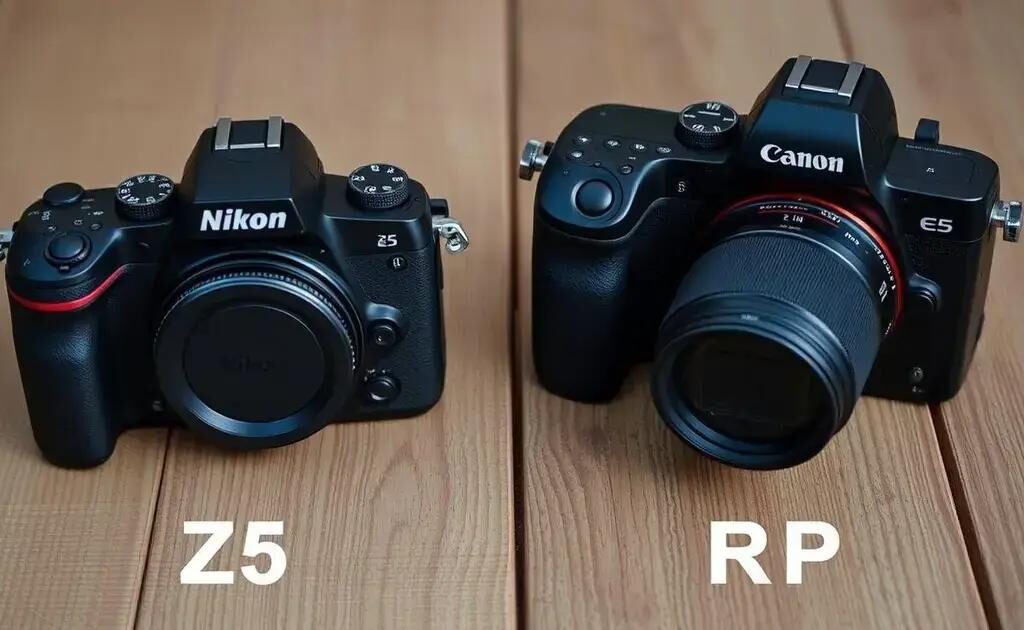 Comparativo Nikon Z5 vs Canon EOS RP: qual câmera é melhor para você?