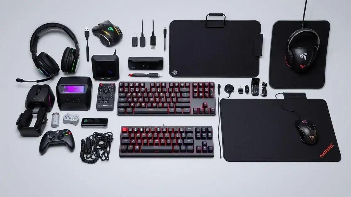 Os melhores tipos de acessórios gamer disponíveis