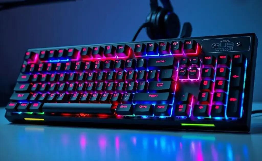 Teclado mecânico com switches ópticos para FPS: a escolha dos campeões