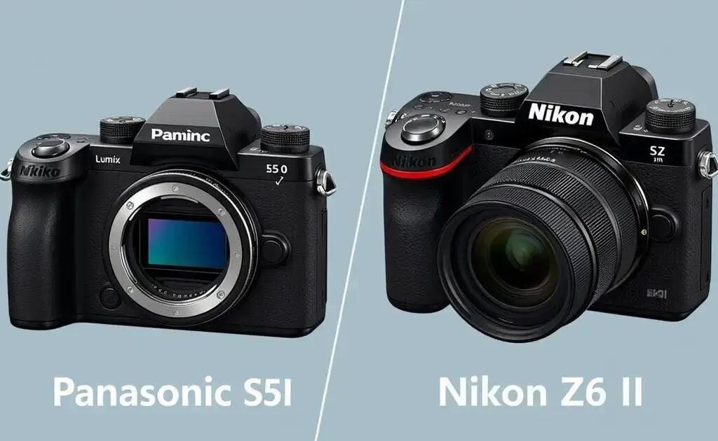 Comparativo Panasonic Lumix S5 II vs Nikon Z6 II: Qual câmera se destaca?