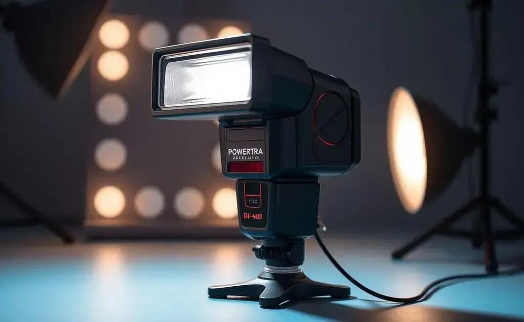 Powerextra flash profissional DF-400 speedlite: o segredo para fotos incríveis