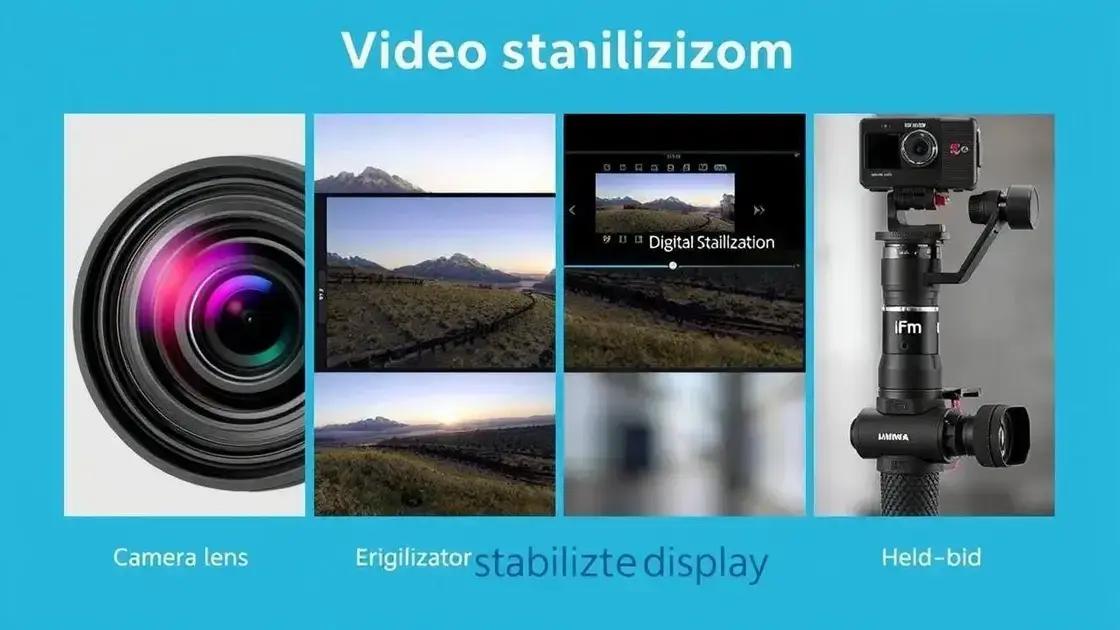 Principais tecnologias de estabilização de vídeo