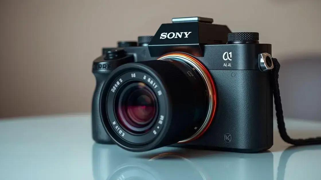 Principais características da Sony A1
