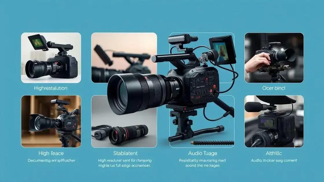 Características essenciais em câmeras para documentários