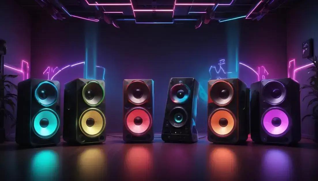 Os melhores modelos de caixas de som com RGB em 2025