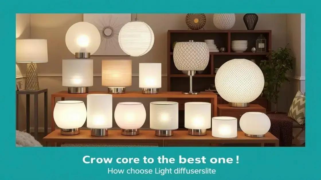 Dicas para escolher o melhor difusor