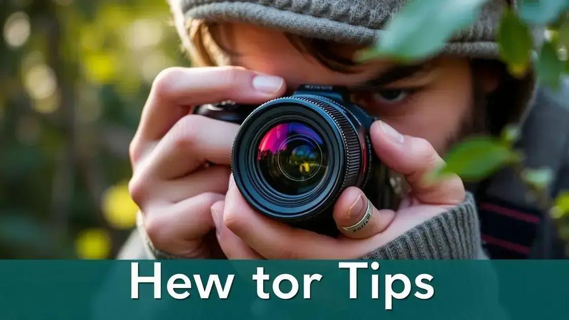 Dicas para tirar fotos incríveis com lentes macro