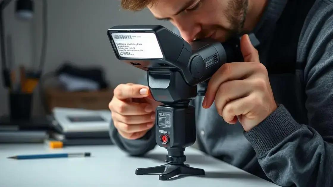 Dicas de manutenção para seu flash externo