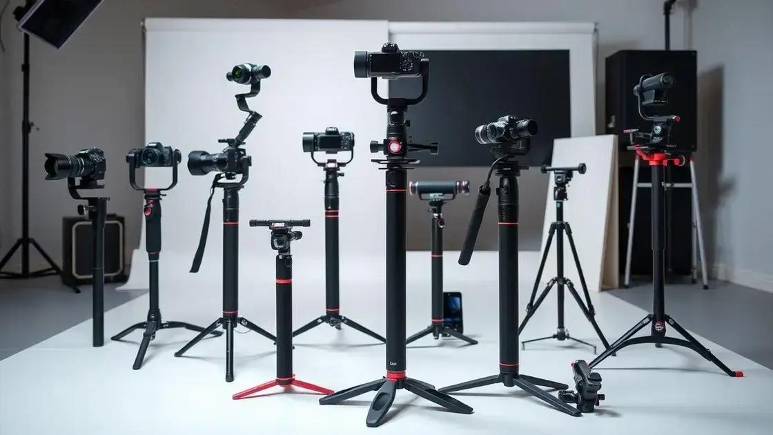 Tipos de estabilizadores para câmeras mirrorless