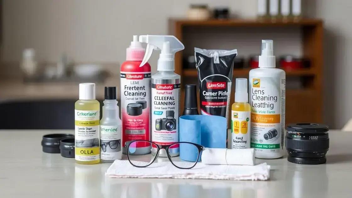 Como escolher o kit de limpeza ideal para suas lentes