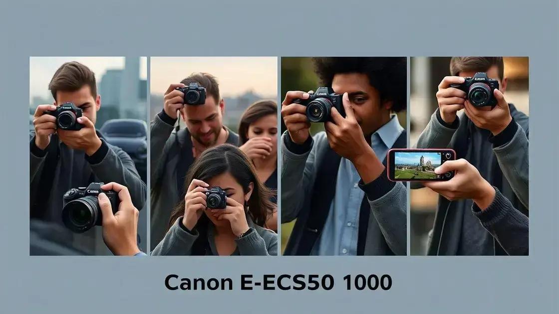 Impressões de usuários sobre a EOS R100