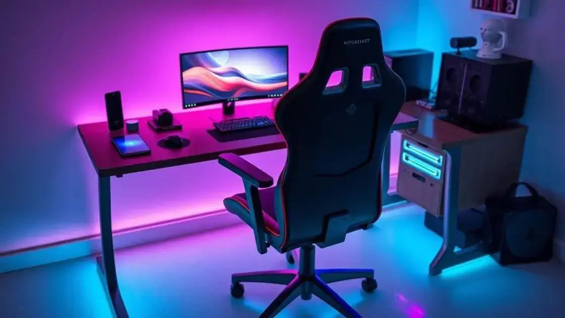 Dicas para escolher a melhor mesa gamer