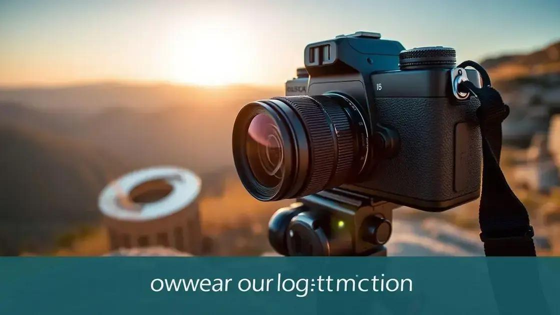 Como otimizar suas fotos de viagem com equipamentos leves