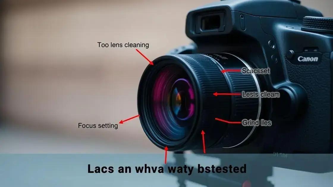 Como corrigir problemas de foco