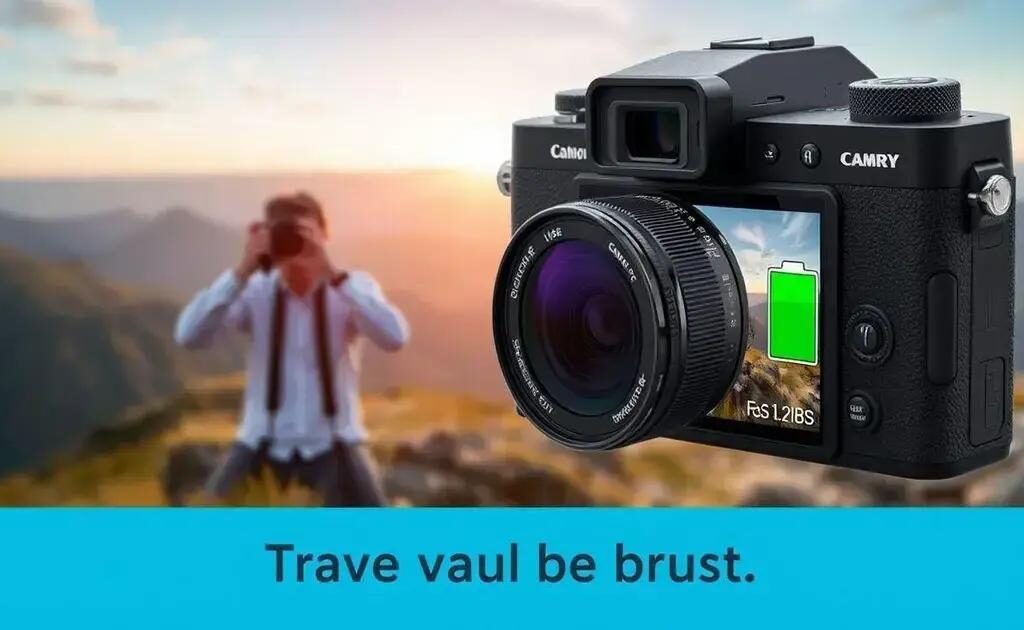 Câmera com melhor bateria para viagens: quais modelos valem a pena em 2025?