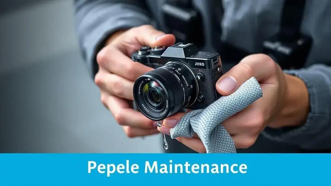 Dicas para cuidar da sua câmera à prova d