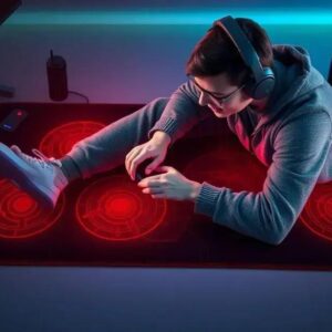 Tapete aquecido inteligente para sessões longas de jogo