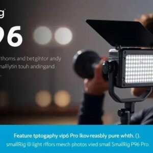 Luz de vídeo led smallrig vibe p96 pro: sua aliada na fotografia e streaming