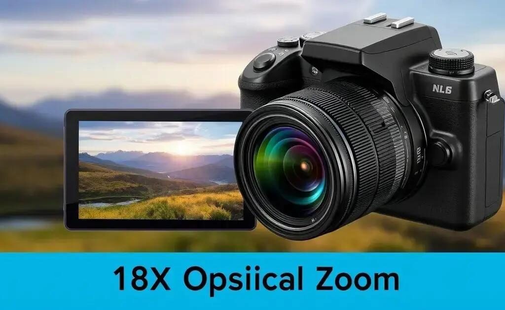 Câmera digital 4k com zoom óptico 18x: a escolha ideal para fotógrafos