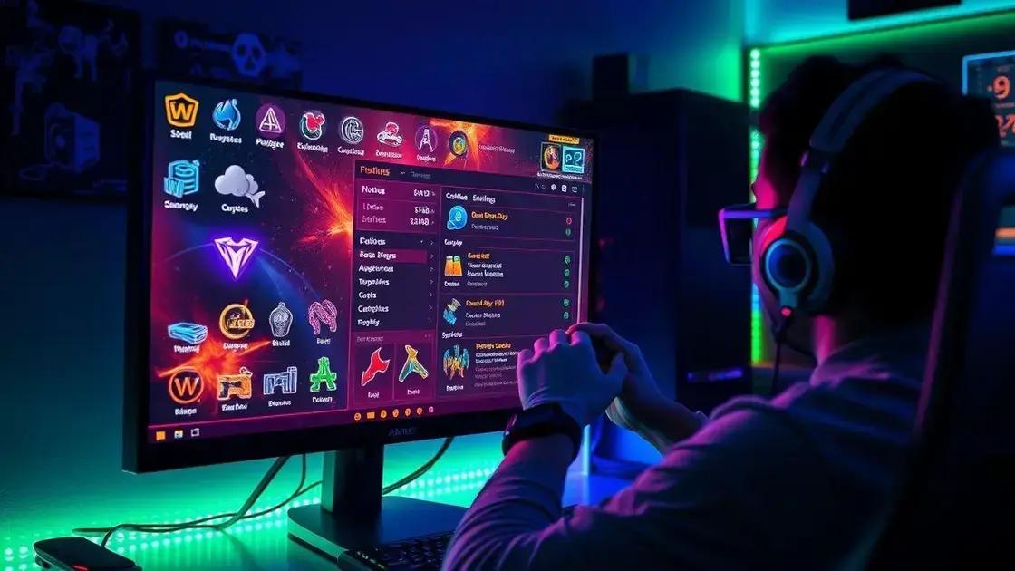 Otimização de configurações gráficas no jogo