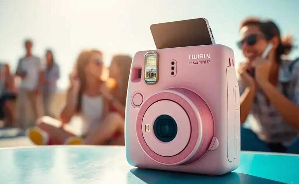 Câmera instantânea Fujifilm Instax Mini 12: Capturando Momentos de Forma Divertida