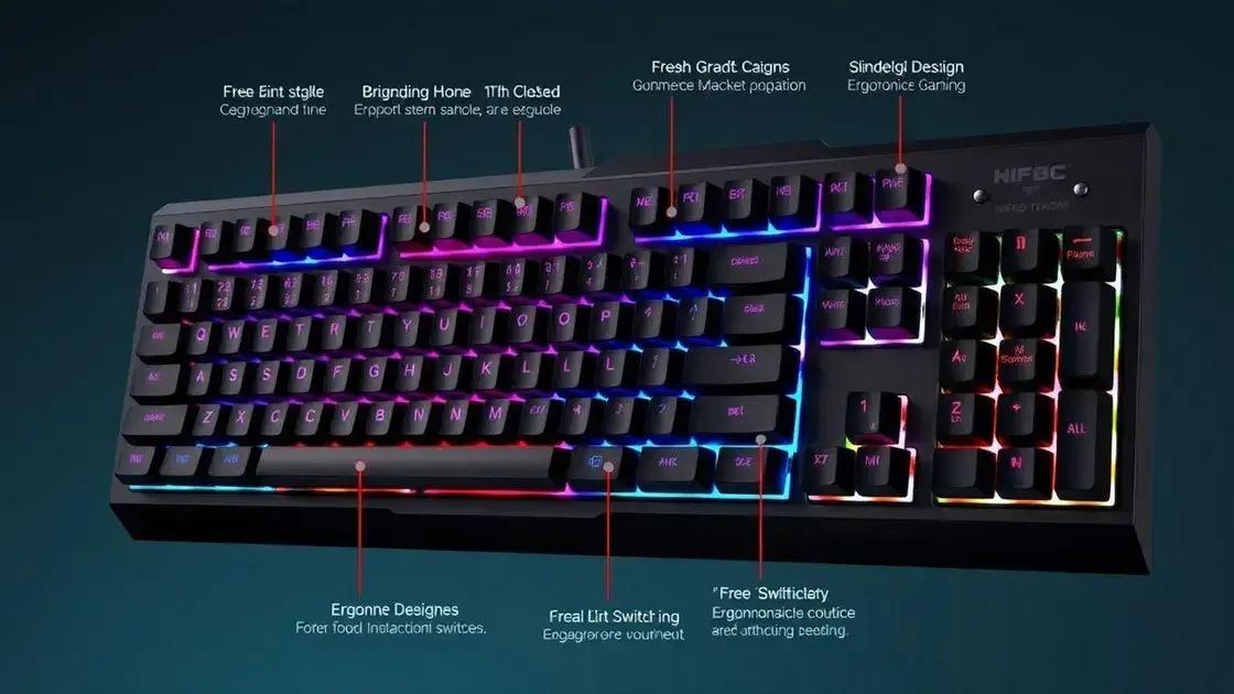 Características essenciais a considerar