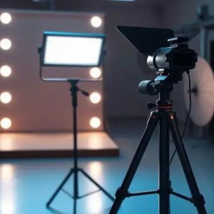 Bastão de led portátil com tripé para iluminação profissional: maximize suas gravações
