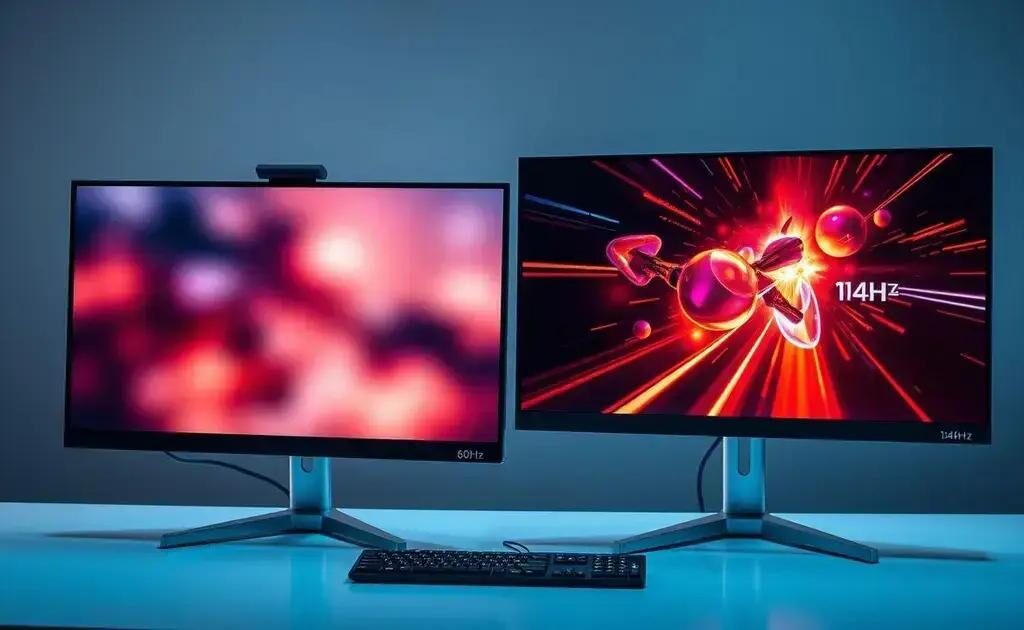 Diferença entre monitor 60hz e 144hz: descubra qual é o melhor para você