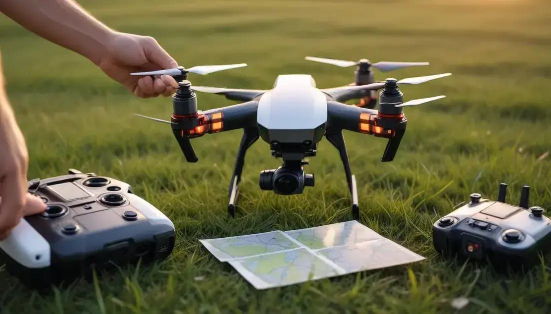 como escolher um drone 4K: sensores, estabilização, autonomia e regras de uso